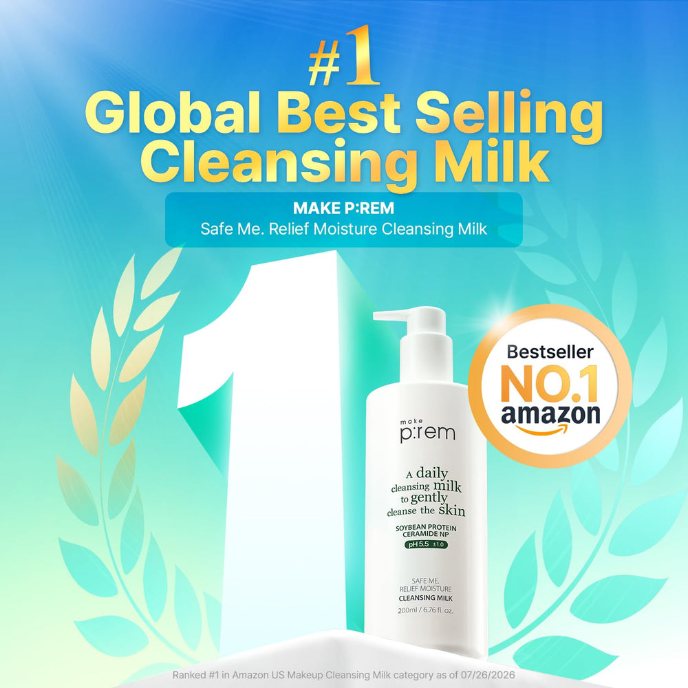 MAKEP:REM Safe Me Relief Moisture Cleansing Milk, 6.76 fl oz