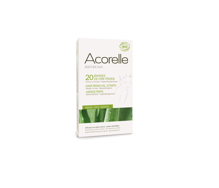 Acorelle Face Wax Strips, Tan, 5 ml