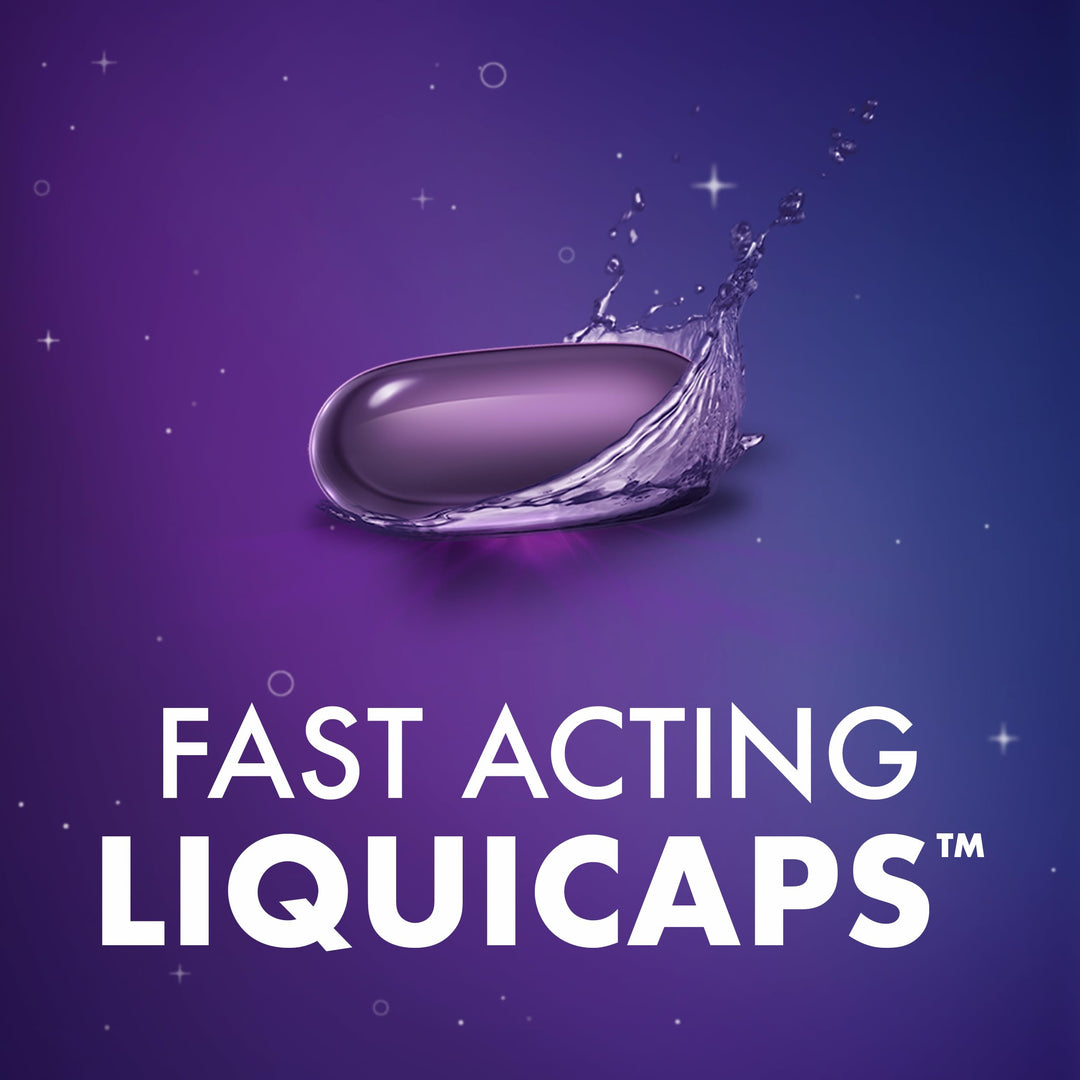 ZzzQuil Nighttime Sleep Aid Liquicaps, 25 mg, 48 Count