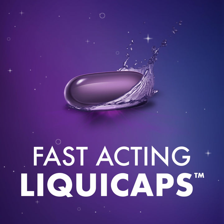 ZzzQuil Nighttime Sleep Aid Liquicaps, 25 mg, 48 Count