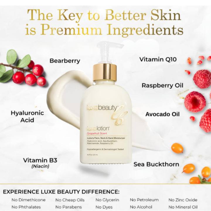 LUXEBEAUTY Luxe Lotion Hyaluronic Acid Moisturizer