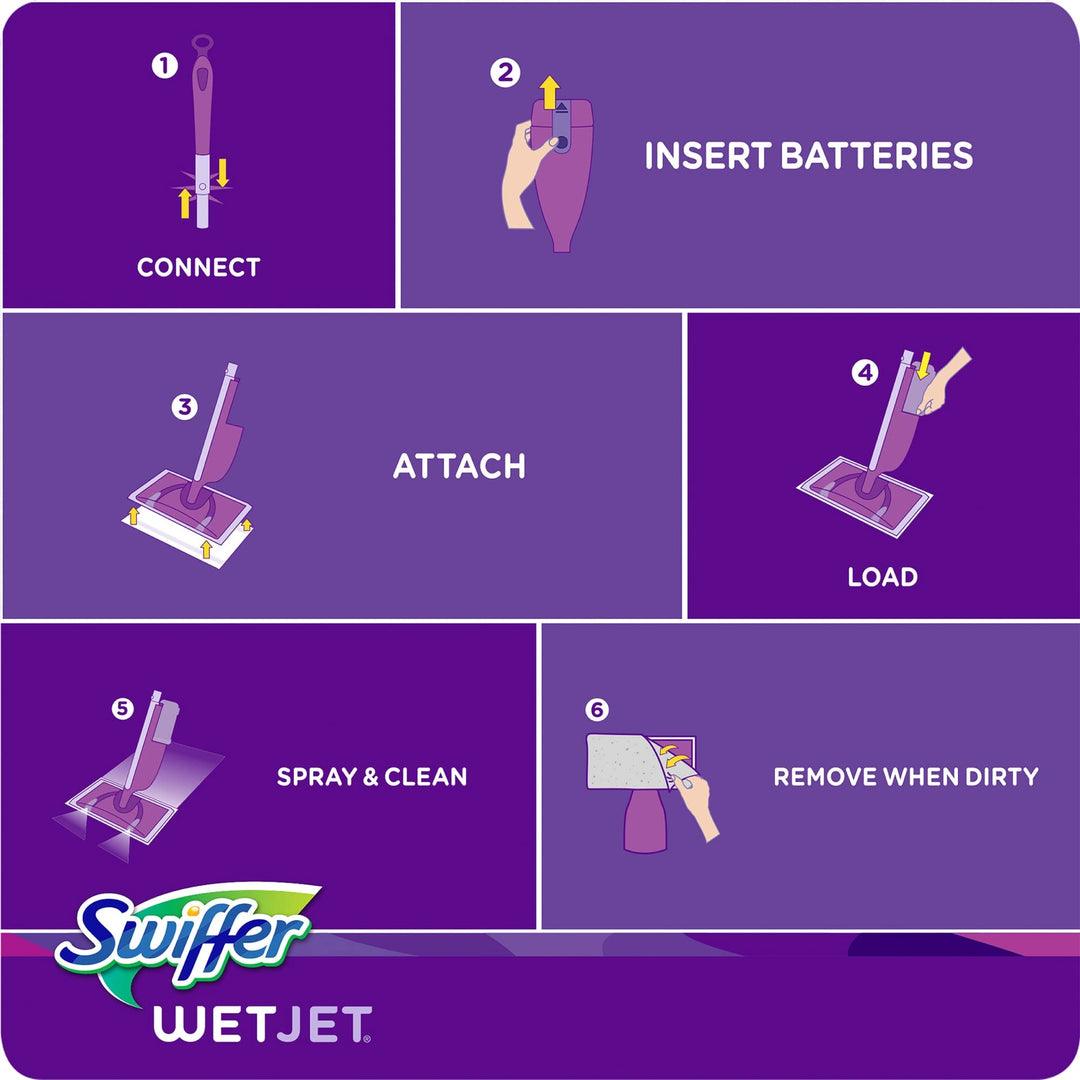 Swiffer WetJet Multi Purpose Solution, Open Window Fresh, 42.2 fl oz