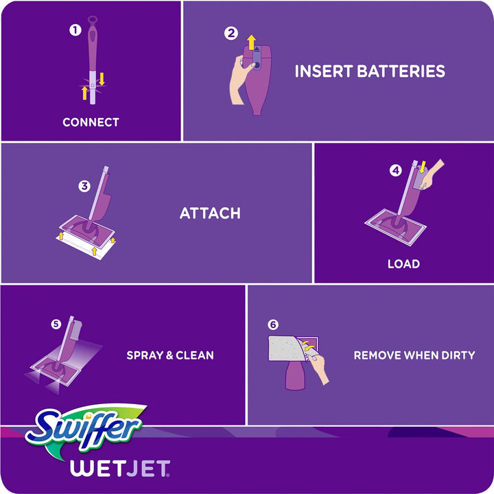 Swiffer WetJet Multi Purpose Solution, Open Window Fresh, 42.2 fl oz