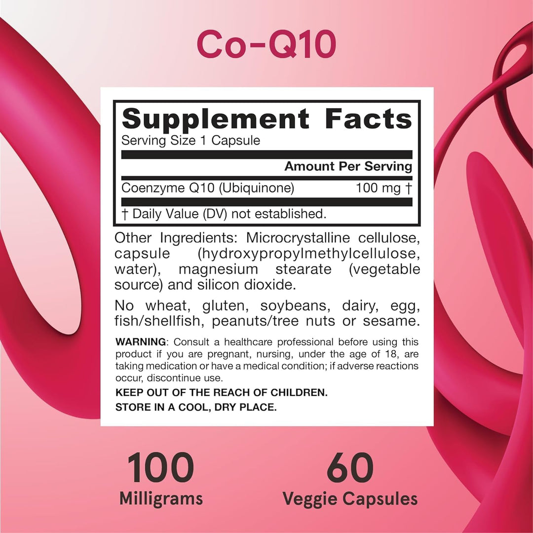 Jarrow Formulas Co-Q10, 100 mg, 60 Count