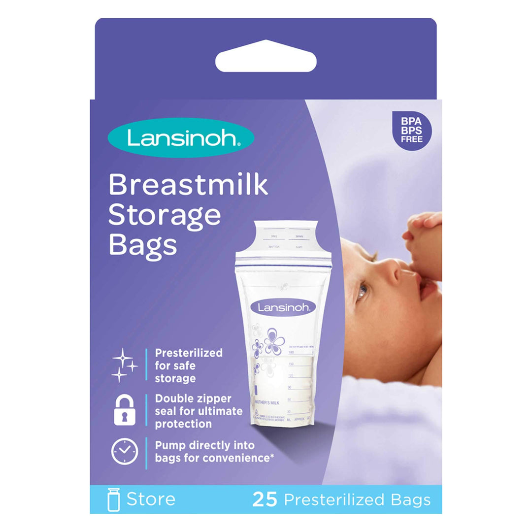 Lansinoh Breastmilk Storage Bags, 25 Count