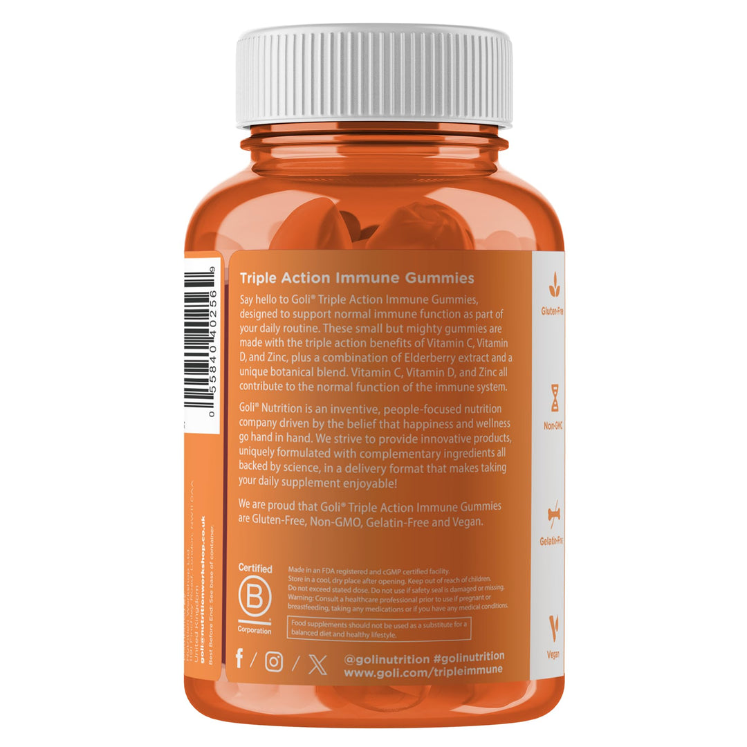 Goli Action Immune Gummies, 60 Count
