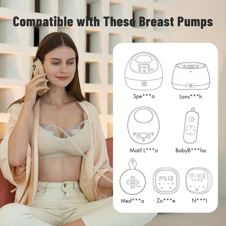 Phanpy Wearable Breast Pump Cup, 24 mm Flange and 20 mm Insert, 15 oz, 2 Count