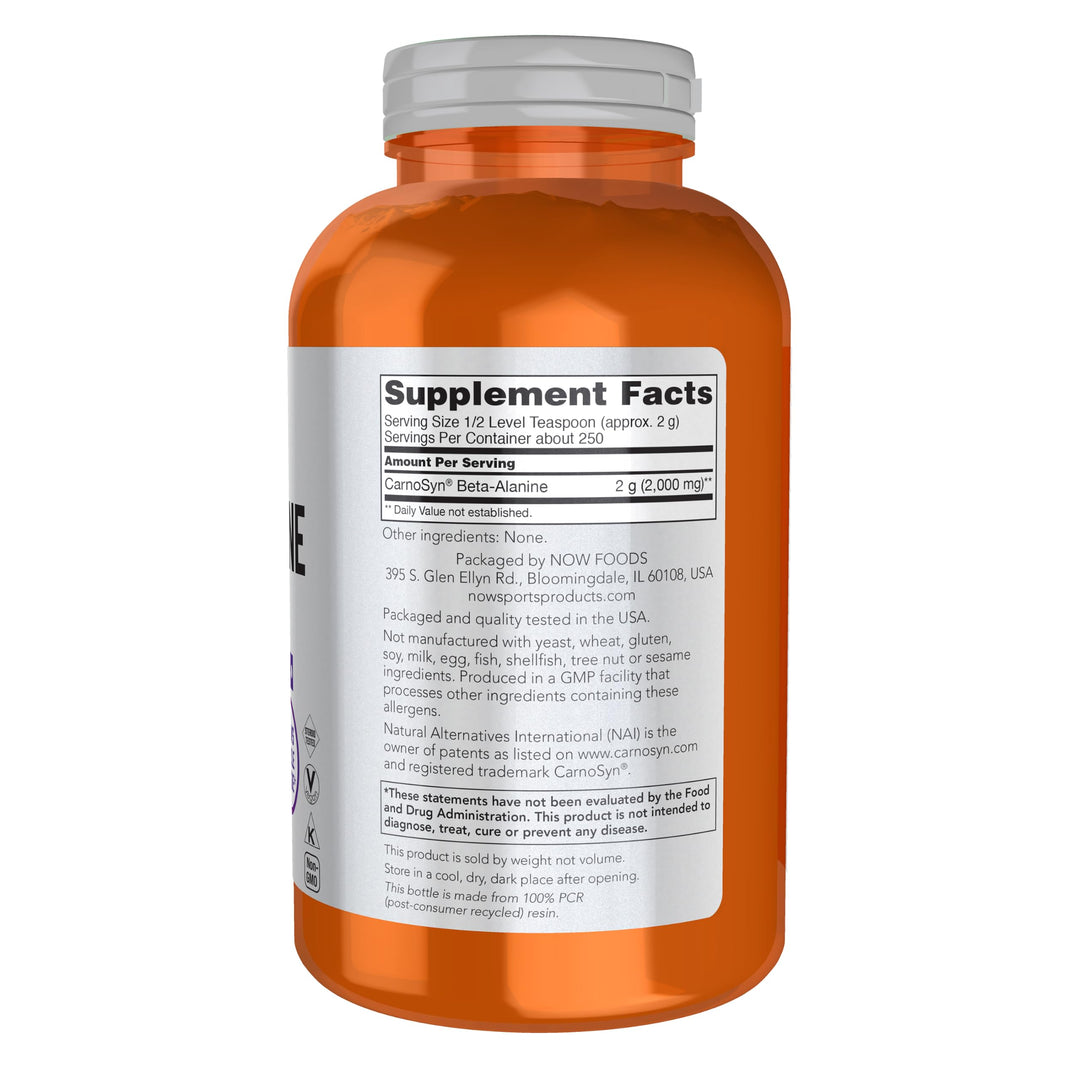 Now Sports Beta Alanine Powder, 500 g