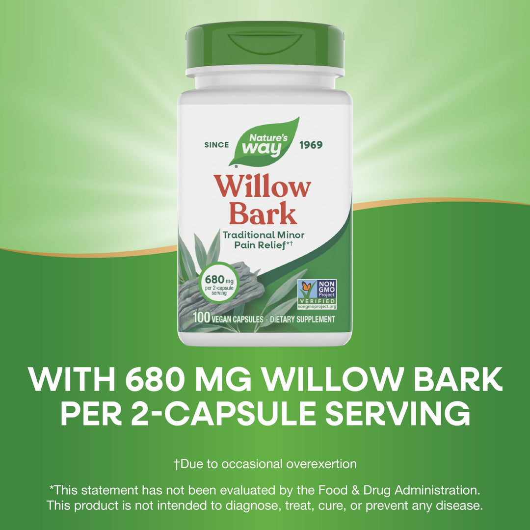 Nature's Way Willow, 400 mg, 100 Count