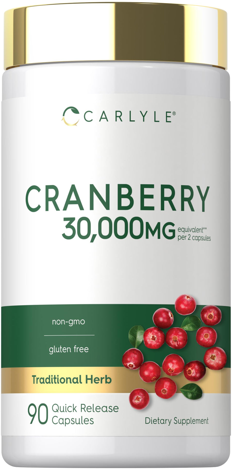 Carlyle Cranberry Supplement, 30,000 mg, 90 Count