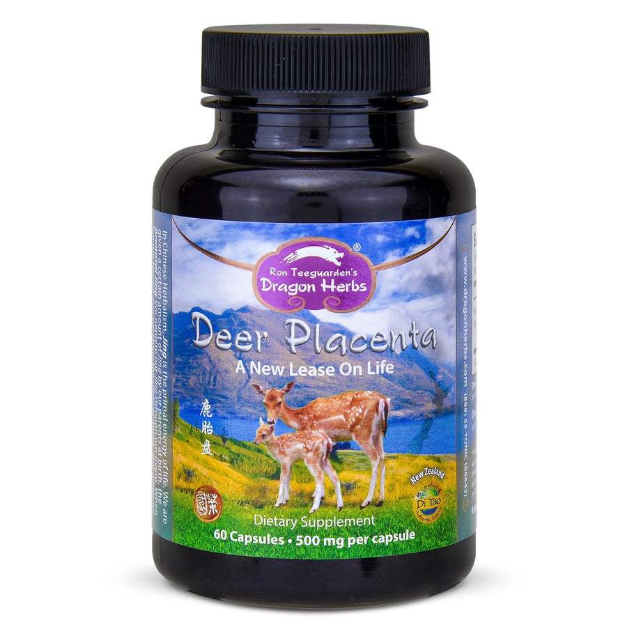 Dragon Herbs Deer Placenta, 500 mg, 60 Count