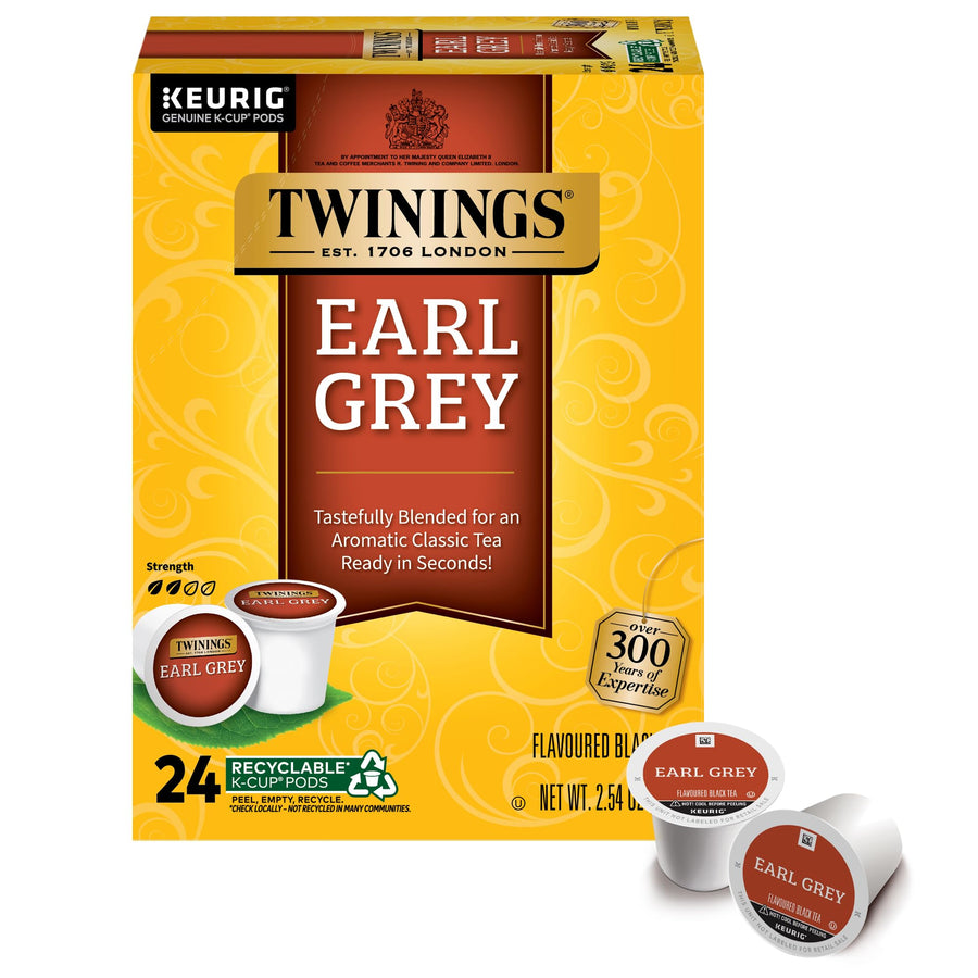 Twinings Earl Grey Tea K-Cups, 24 Count