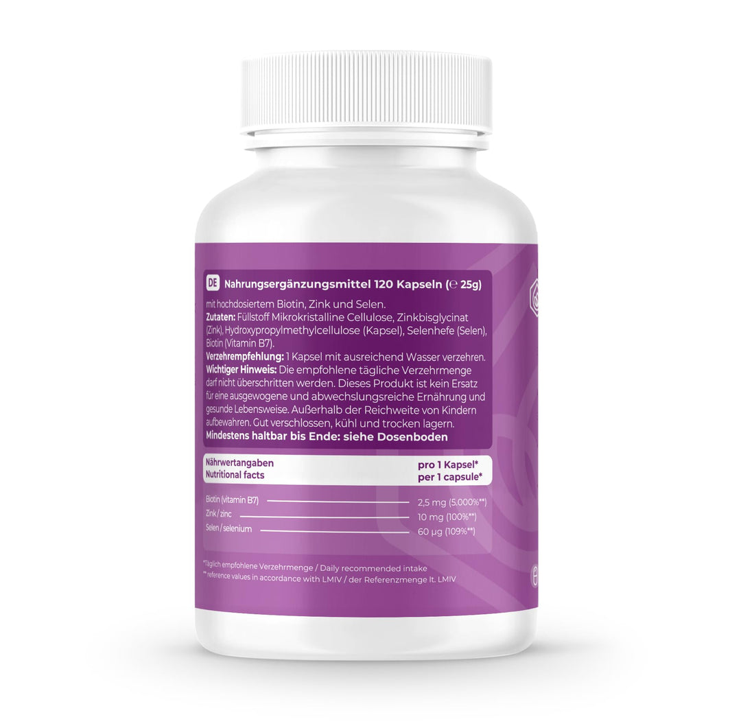 New Trust natural health supplements Biotin Zinc And Selenium, 120 Count