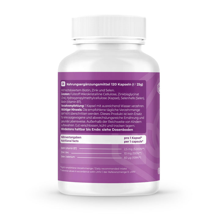 New Trust natural health supplements Biotin Zinc And Selenium, 120 Count