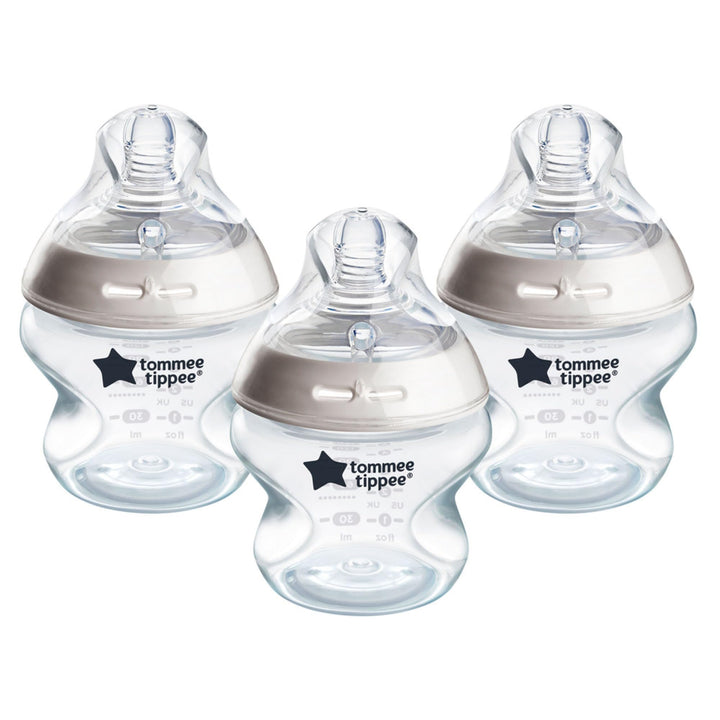 Tommee Tippee Natural Start Baby Bottle, 3 Count, 150 ml