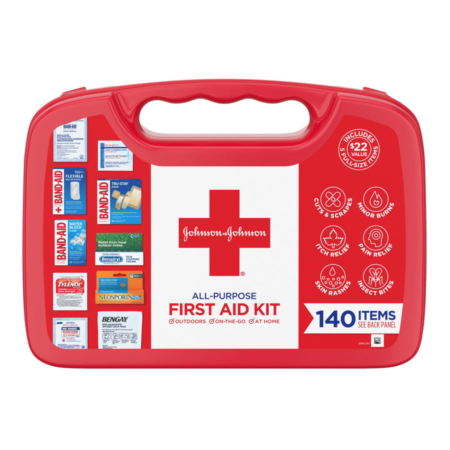 Band-Aid First Aid Kit, 140 Count