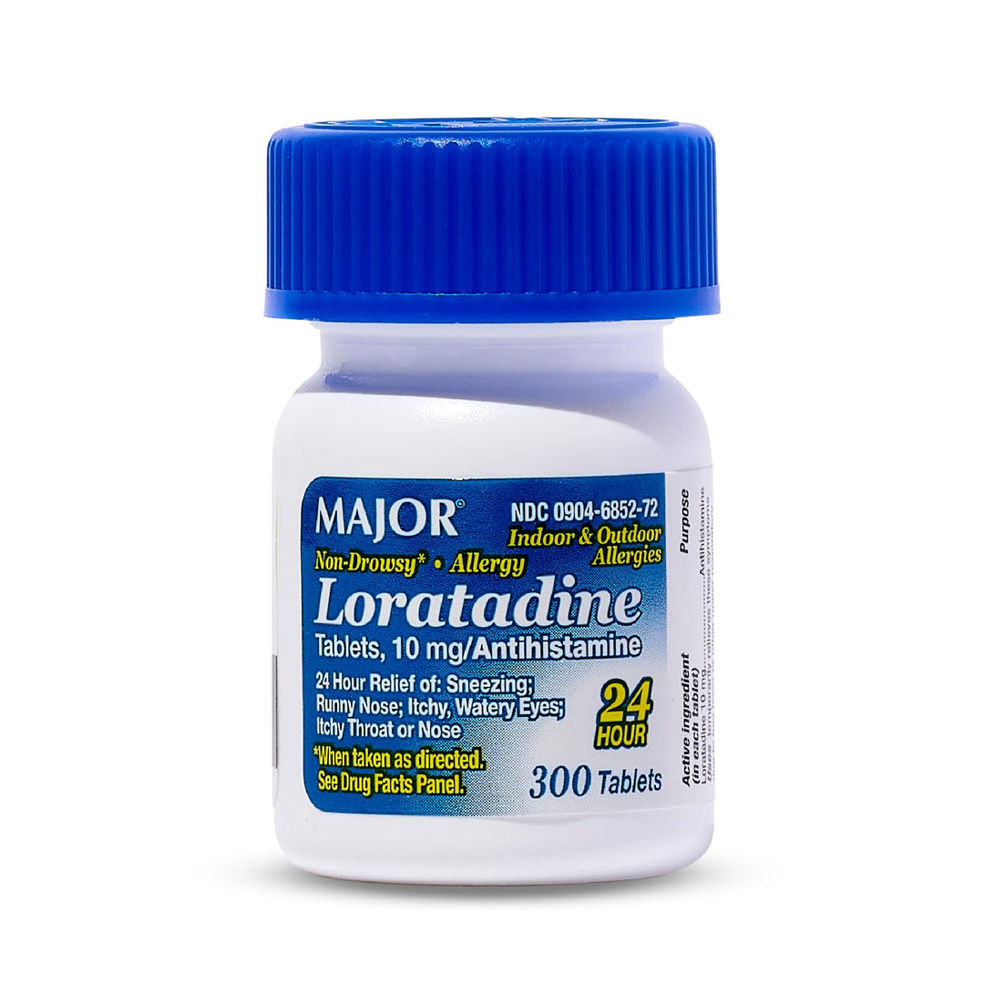 MAJOR Allergy Loratadine Tablets, 10 mg, 300 Count