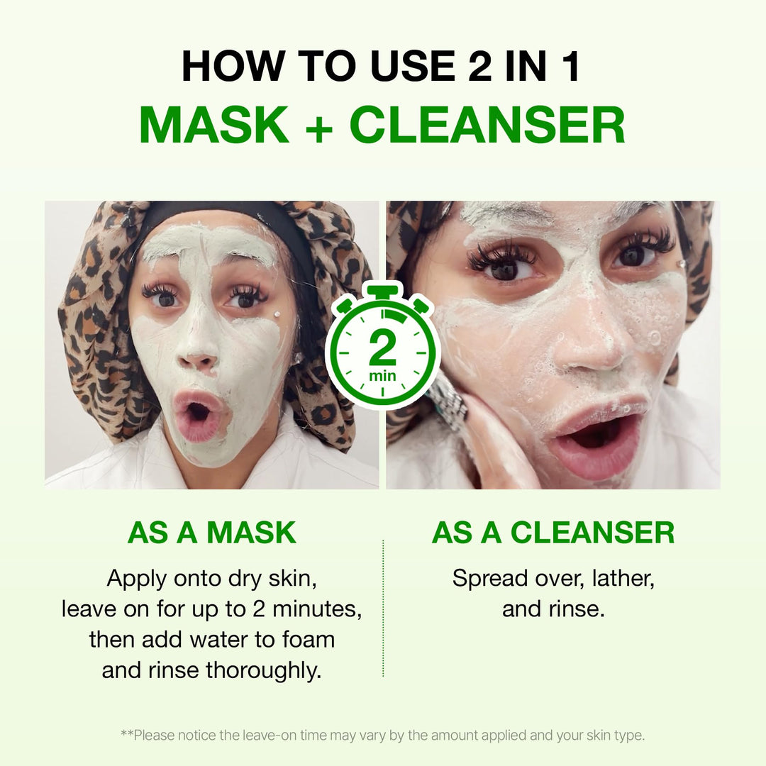 FULLY Green Tomato Clay Mask Cleanser, 4.05 fl oz