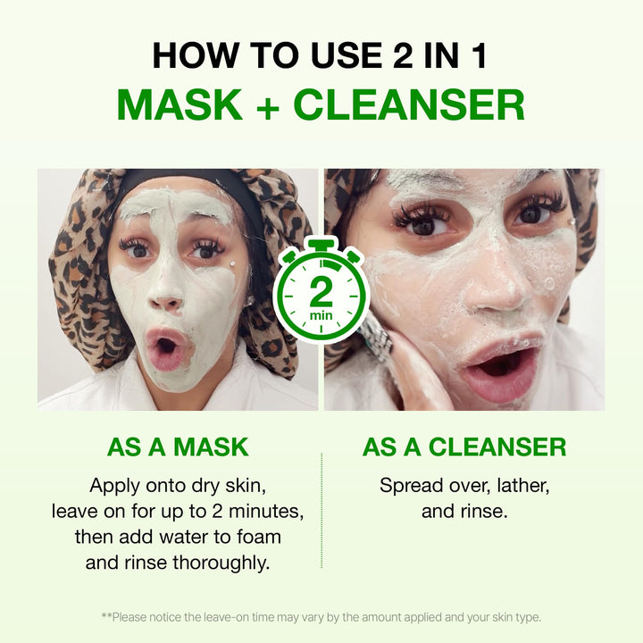 FULLY Green Tomato Clay Mask Cleanser, 4.05 fl oz