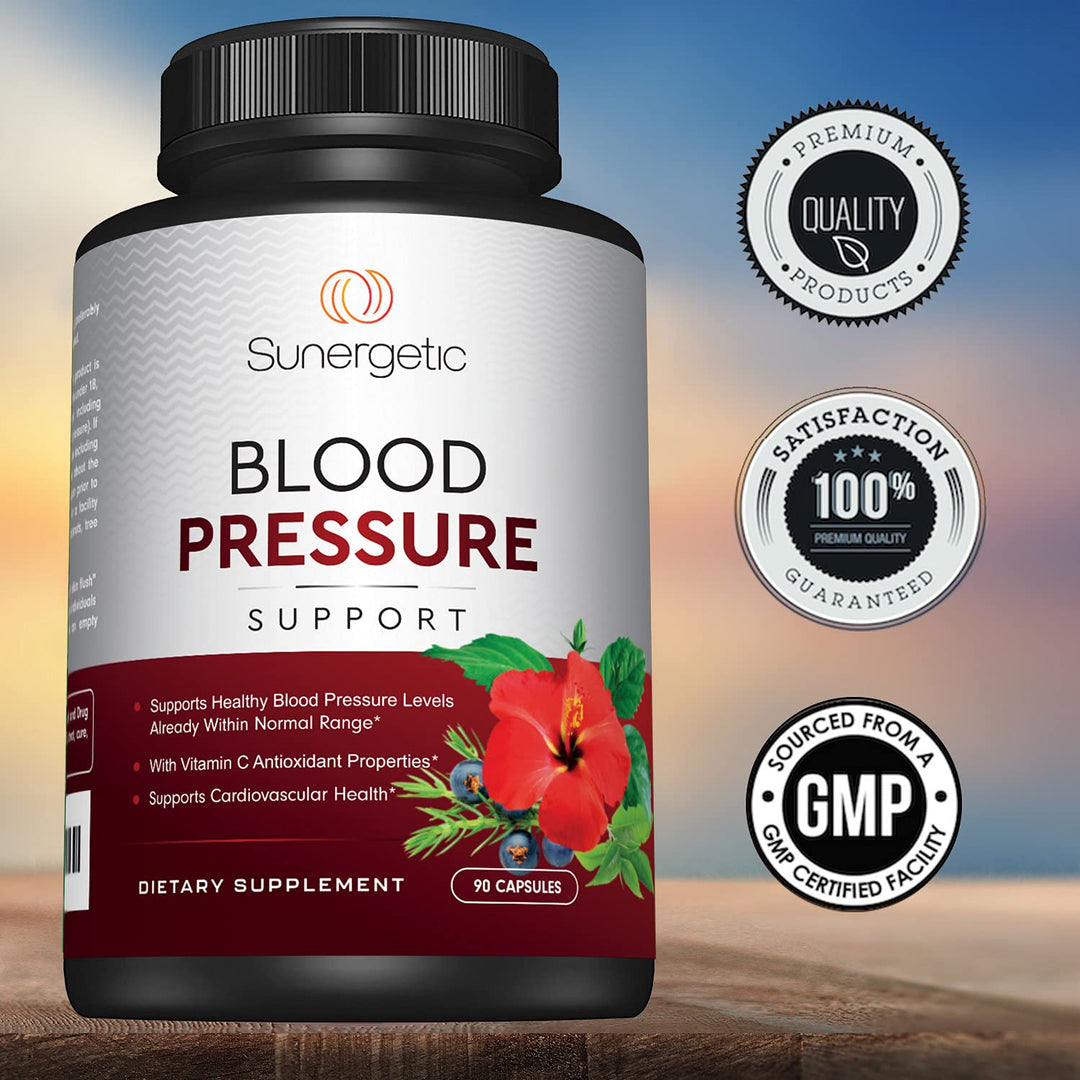 Sunergetic Blood Pressure Support Supplement, 90 Count
