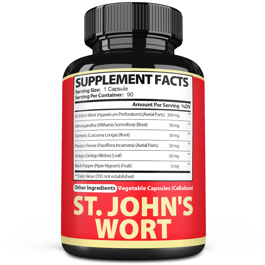 Satoomi St. John's Wort Capsules, 5050 mg, 90 Count