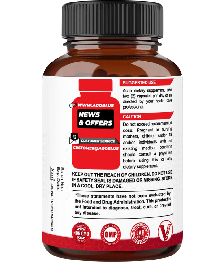 agobi Beet Root Capsules, 12100 mg, 90 Count