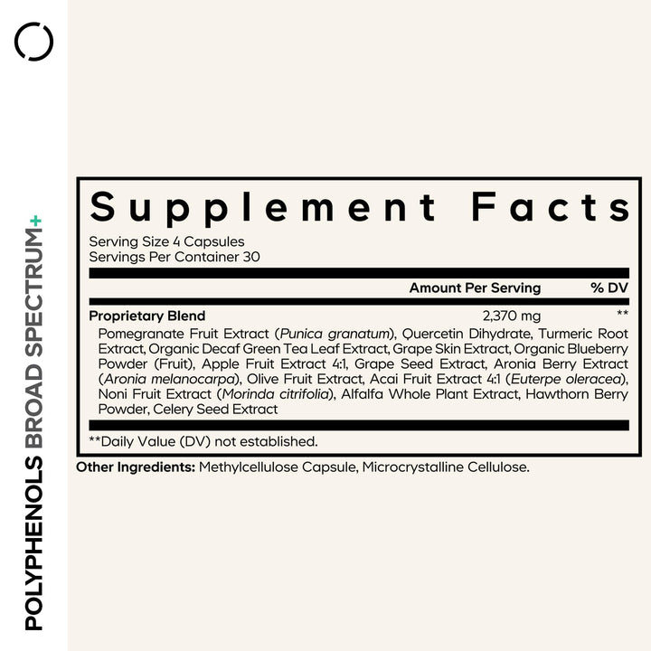 Codeage Polyphenols Supplement, 120 Count