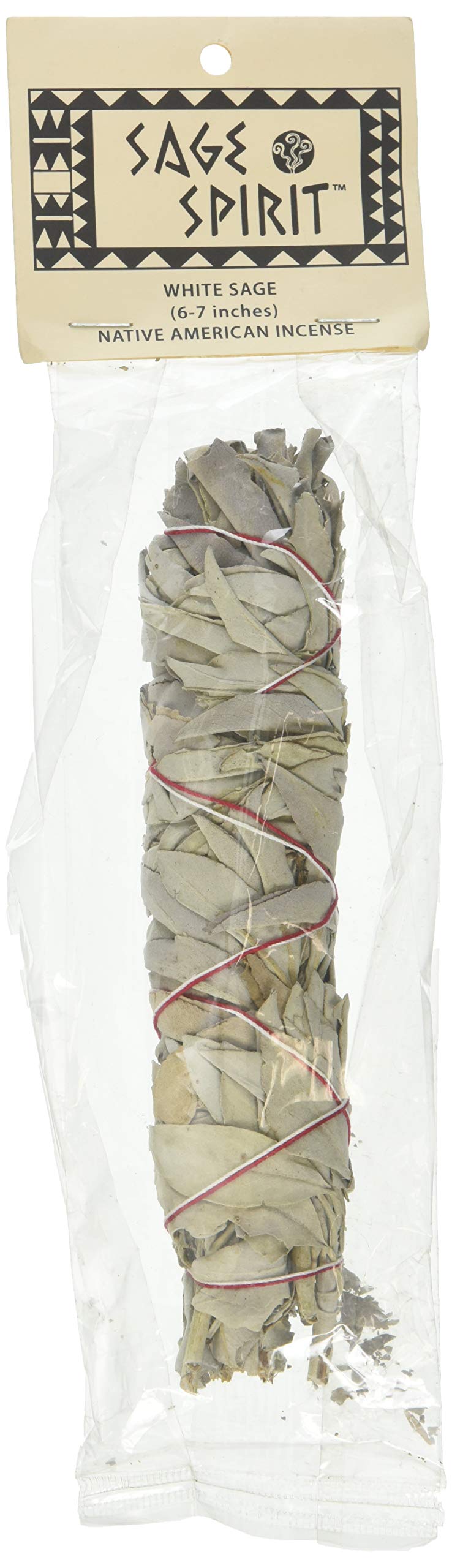 Sage Spirit Smudge Wand, White, 0.02 lb