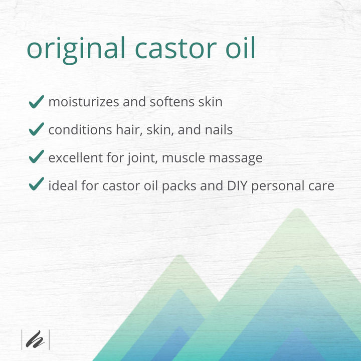 Home Health Castor Oil, 32 fl oz