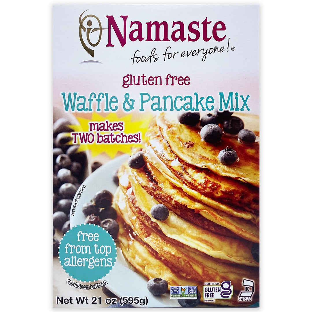 Namaste Foods Waffle And Pancake Mix, 21 oz