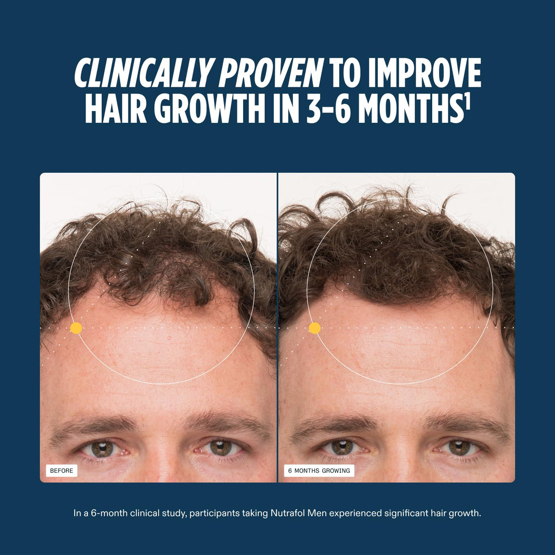Nutrafol Men's Hair Growth Supplements, 1 Month Supply