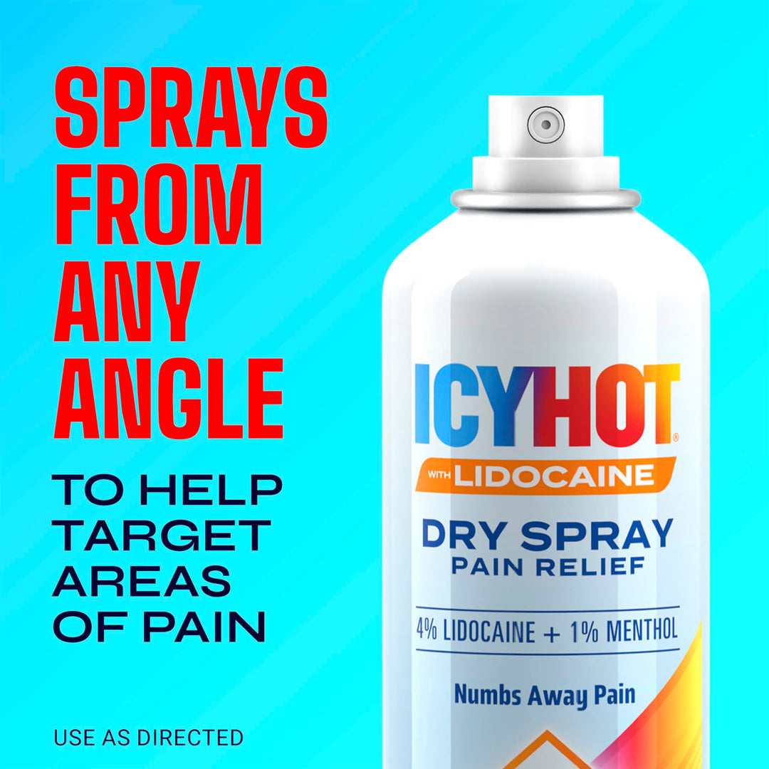 Icy Hot Pain Relief Spray, Max Strength, 4 oz