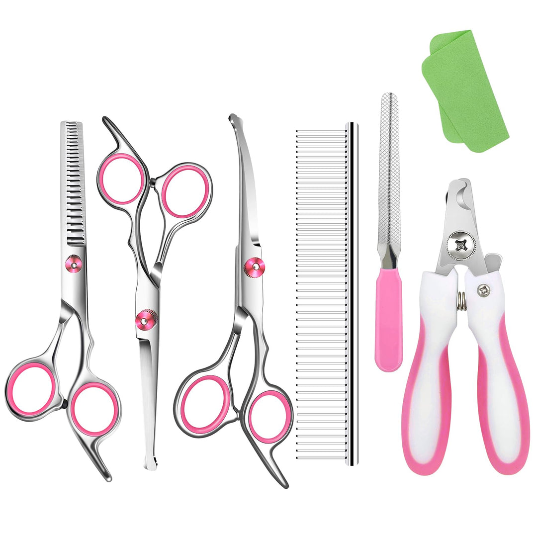 wikdey Dog Grooming Scissors Kit