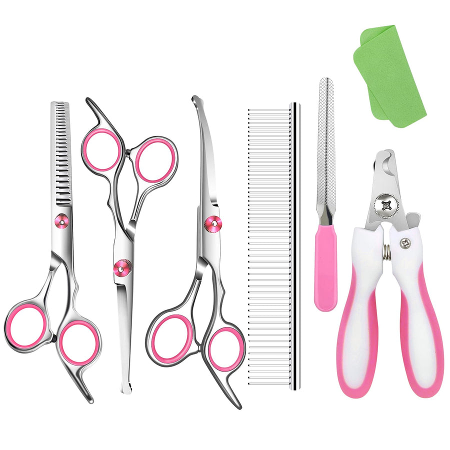 wikdey Dog Grooming Scissors Kit