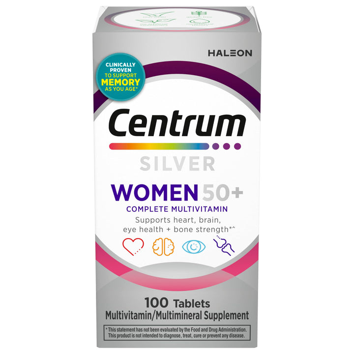 Centrum Silver Women Multivitamin/Multimineral Supplement, 100 Count