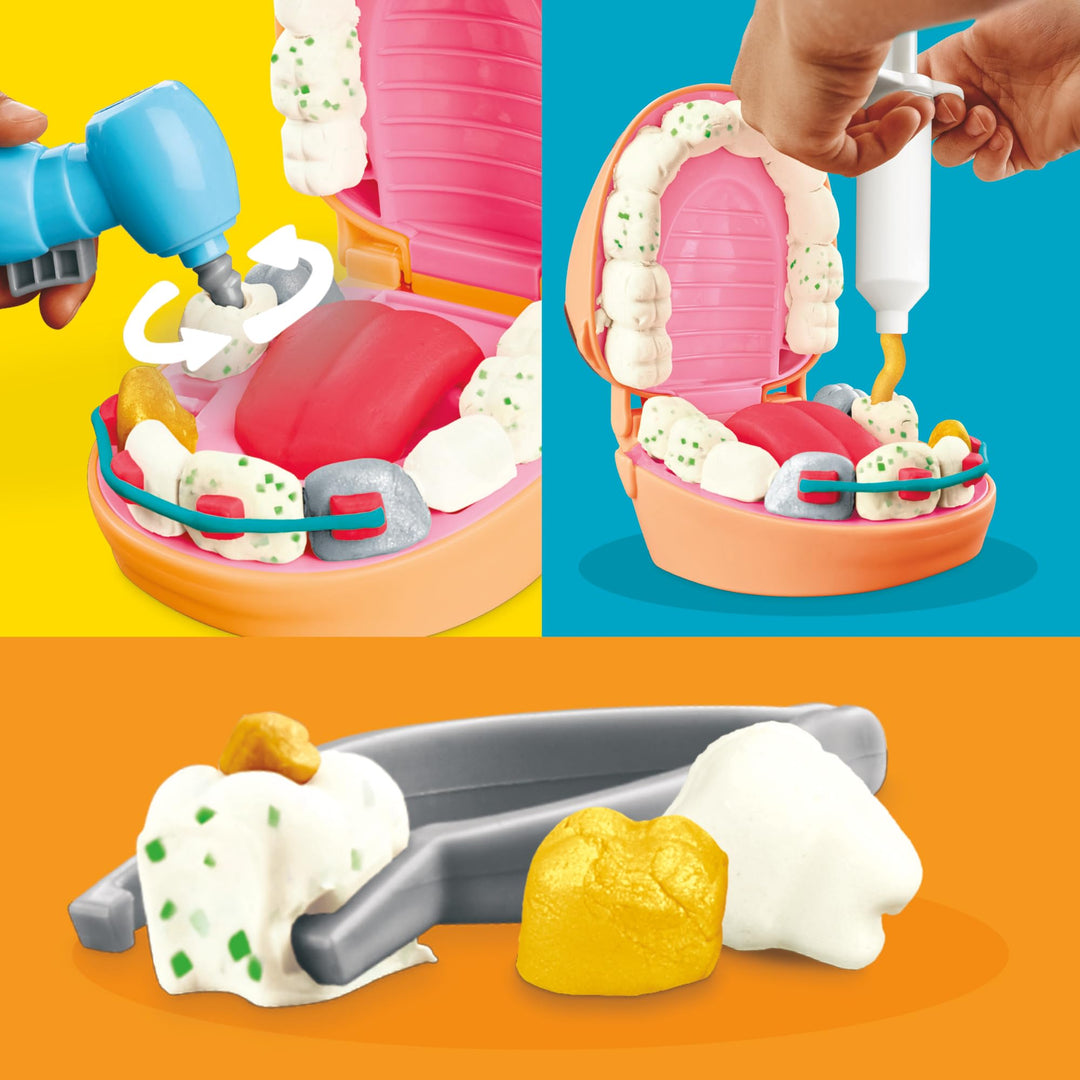 Play-Doh Drill 'N Fill Dentist Toy, 8 Count