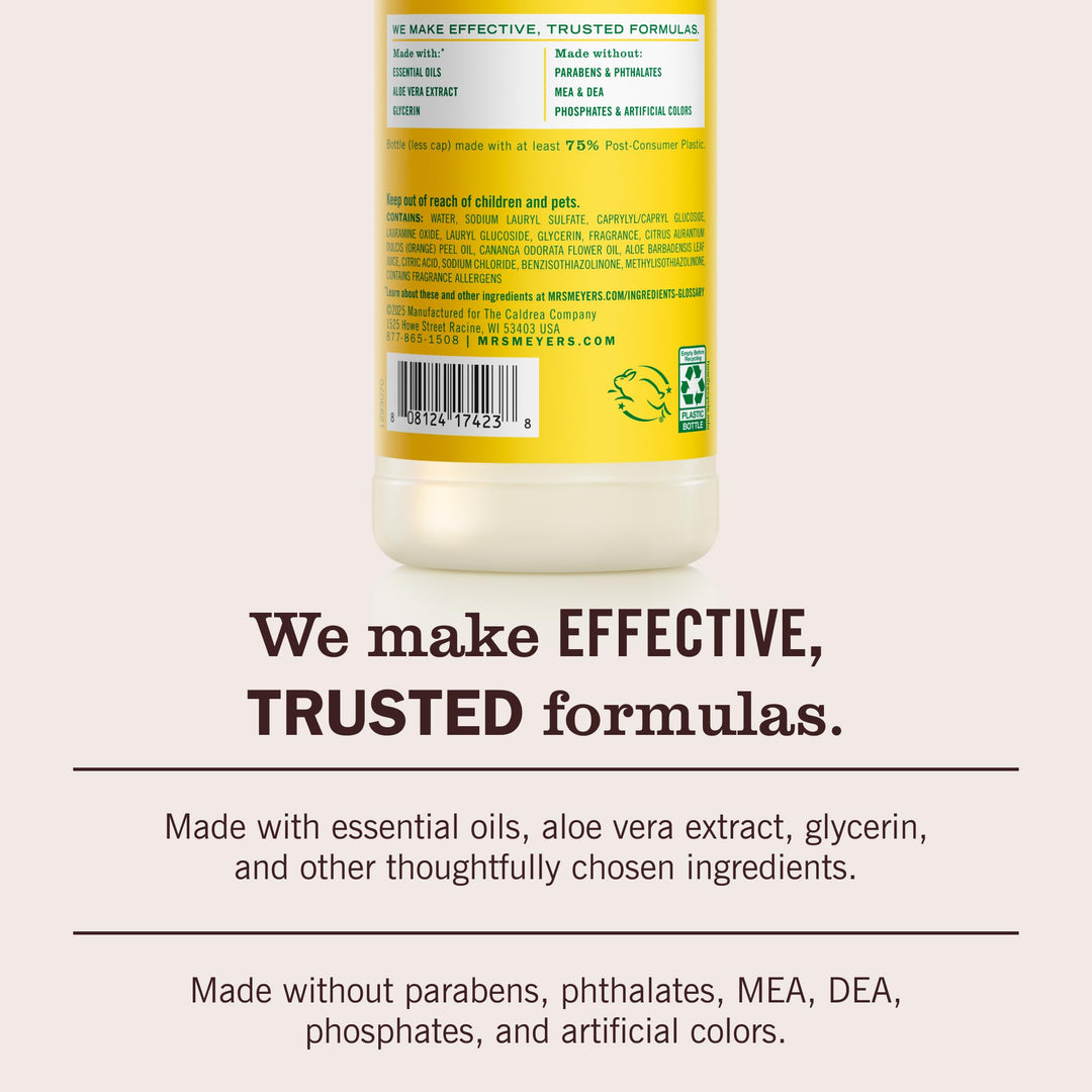 Mrs. MEYER'S Clean Day Liquid Dish Soap, Honeysuckle, 16 fl oz