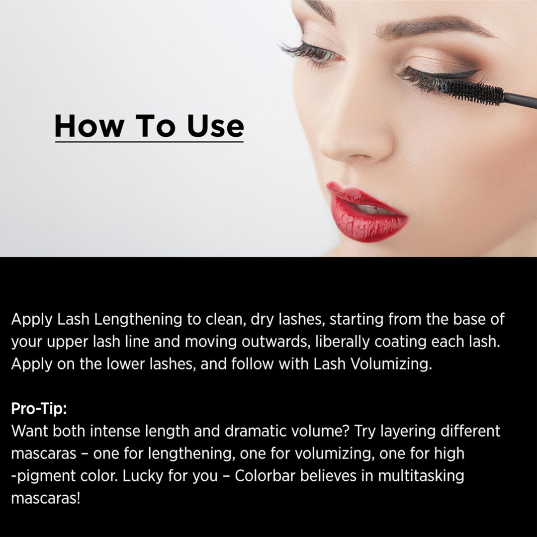 Colorbar Lash Illussion Mascara Duo, Black, 0.27 oz
