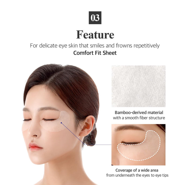 Petitfee B-Glucan Deep Firming Eye Mask, 60 Count, 70 g