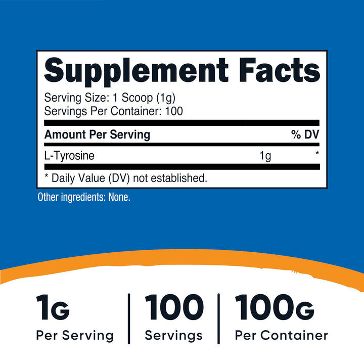 Nutricost L-Tyrosine Powder, 100 g