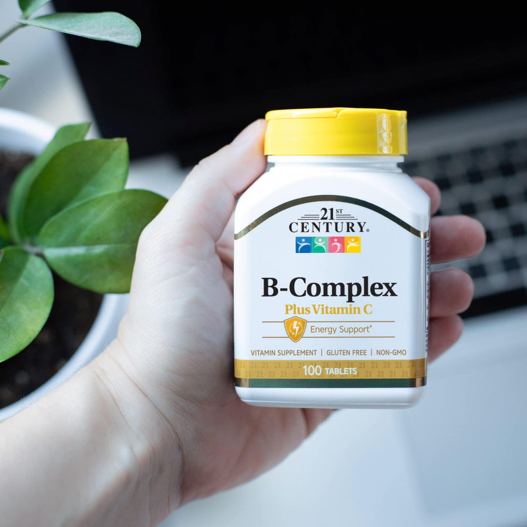 21st Century B Complex Plus Vitamin C, 100 Count