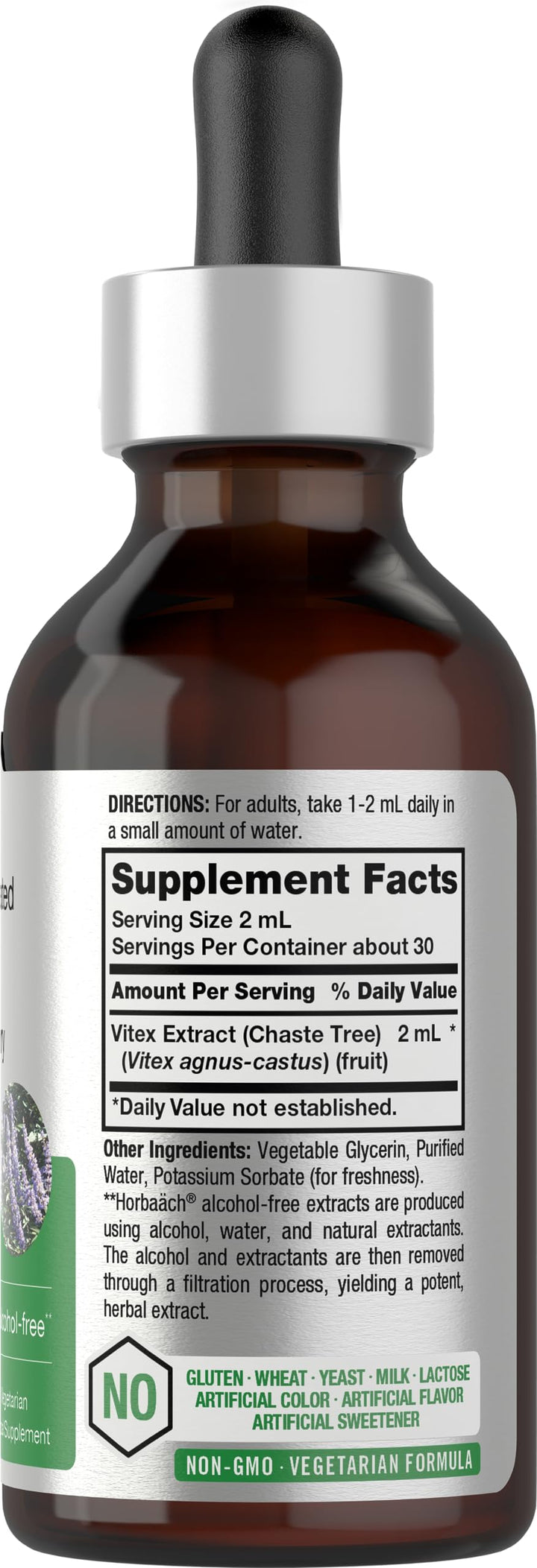 Horbäach Vitex Berry Chasteberry Extract, Alcohol Free, 2 fl oz