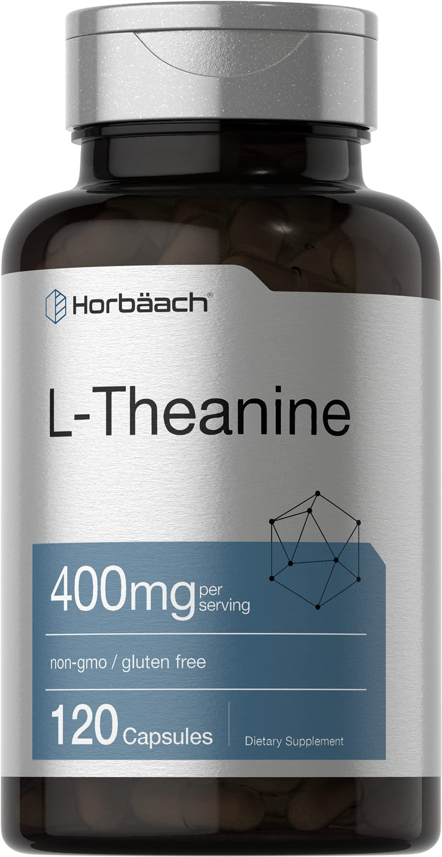 Horbäach L-Theanine, 400 mg, 120 Count