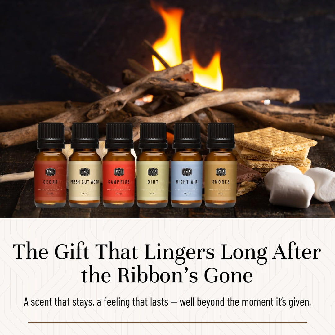 P&J Trading Camping Fragrance Oil Set, 6 Count