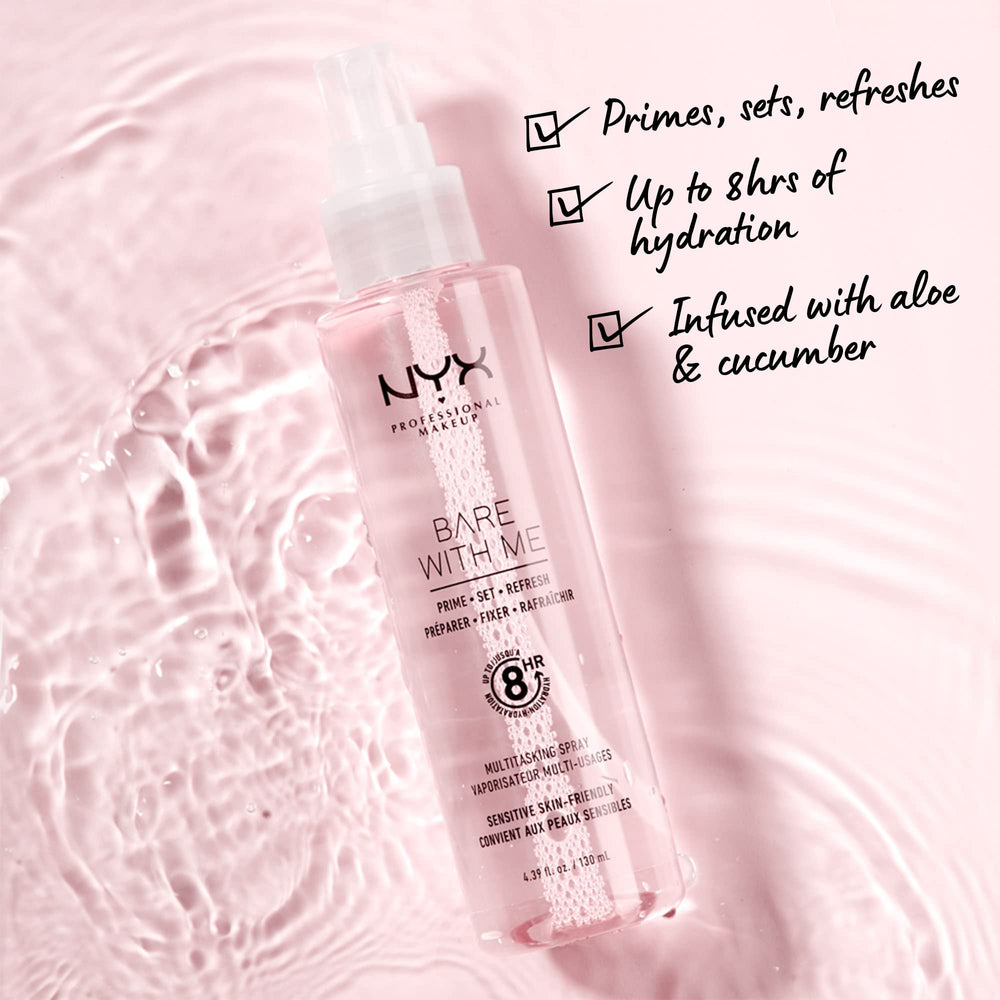 NYX Bare With Me Multitasking Primer & Setting Spray, 4.39 fl oz