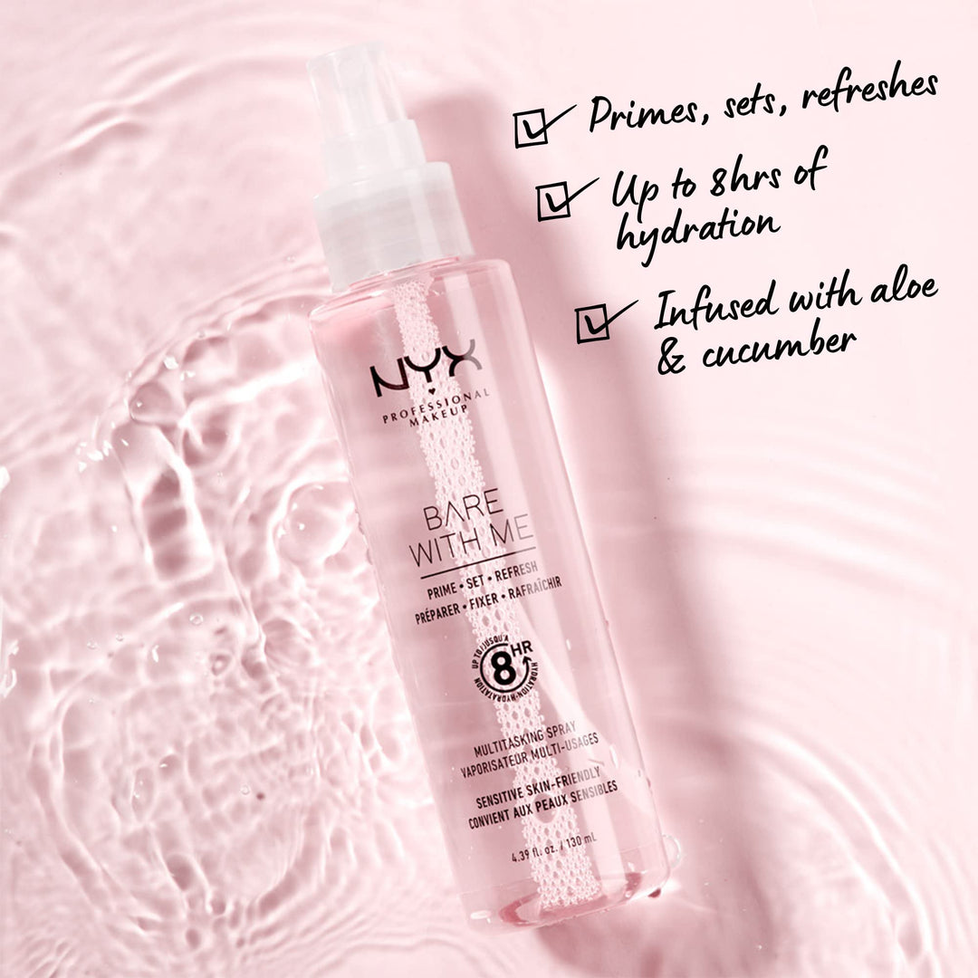 NYX Bare With Me Multitasking Primer & Setting Spray, 4.39 fl oz