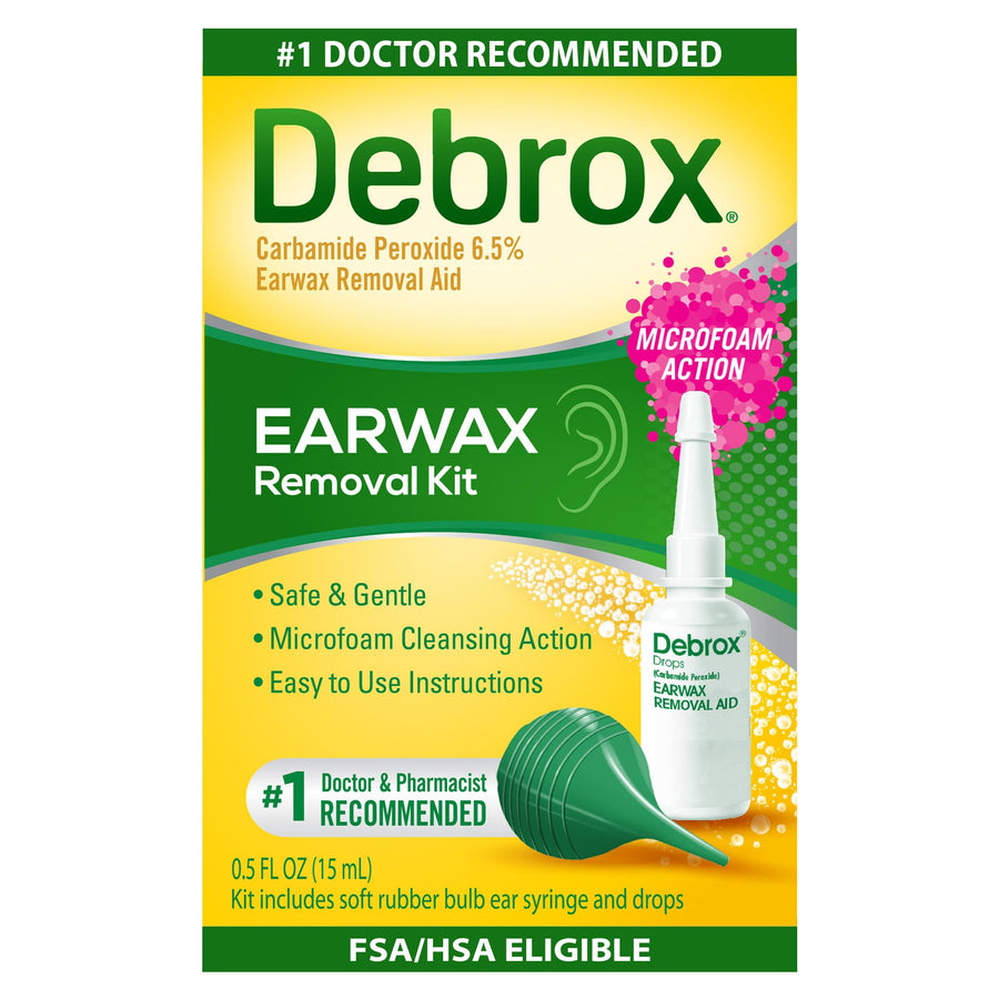 Debrox Ear Wax Removal Kit, 0.5 fl oz