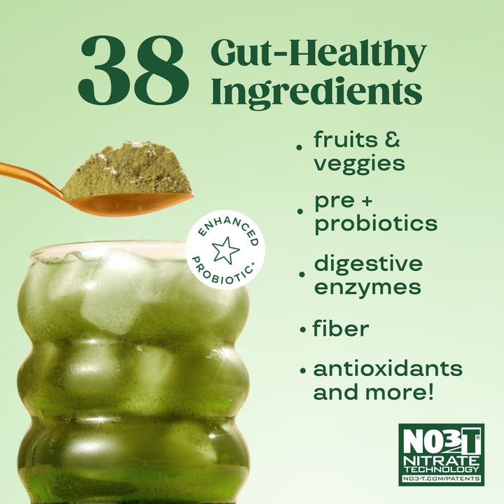 Bloom Nutrition Superfood Greens Powder, Strawberry Kiwi, 30 Servings