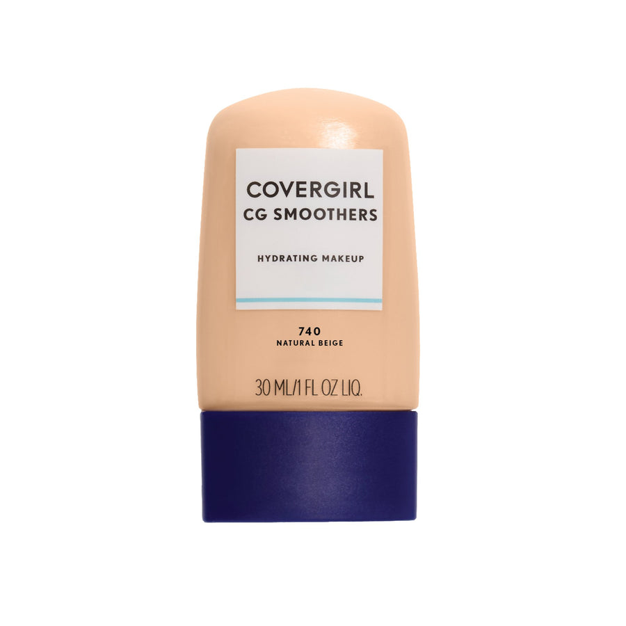 CoverGirl Smoothers Hydrating Makeup Foundation, Natural Beige, 1 fl oz