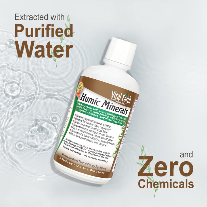 Vital Earth Minerals Humic Minerals, 32 oz
